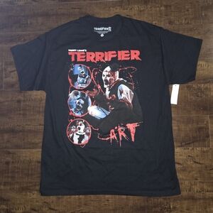 Terrifier Movie Art The Clown Shirt Size Large NWT